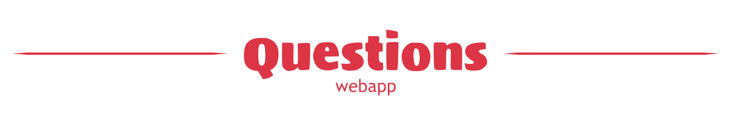 Questions WebApp Cover Image